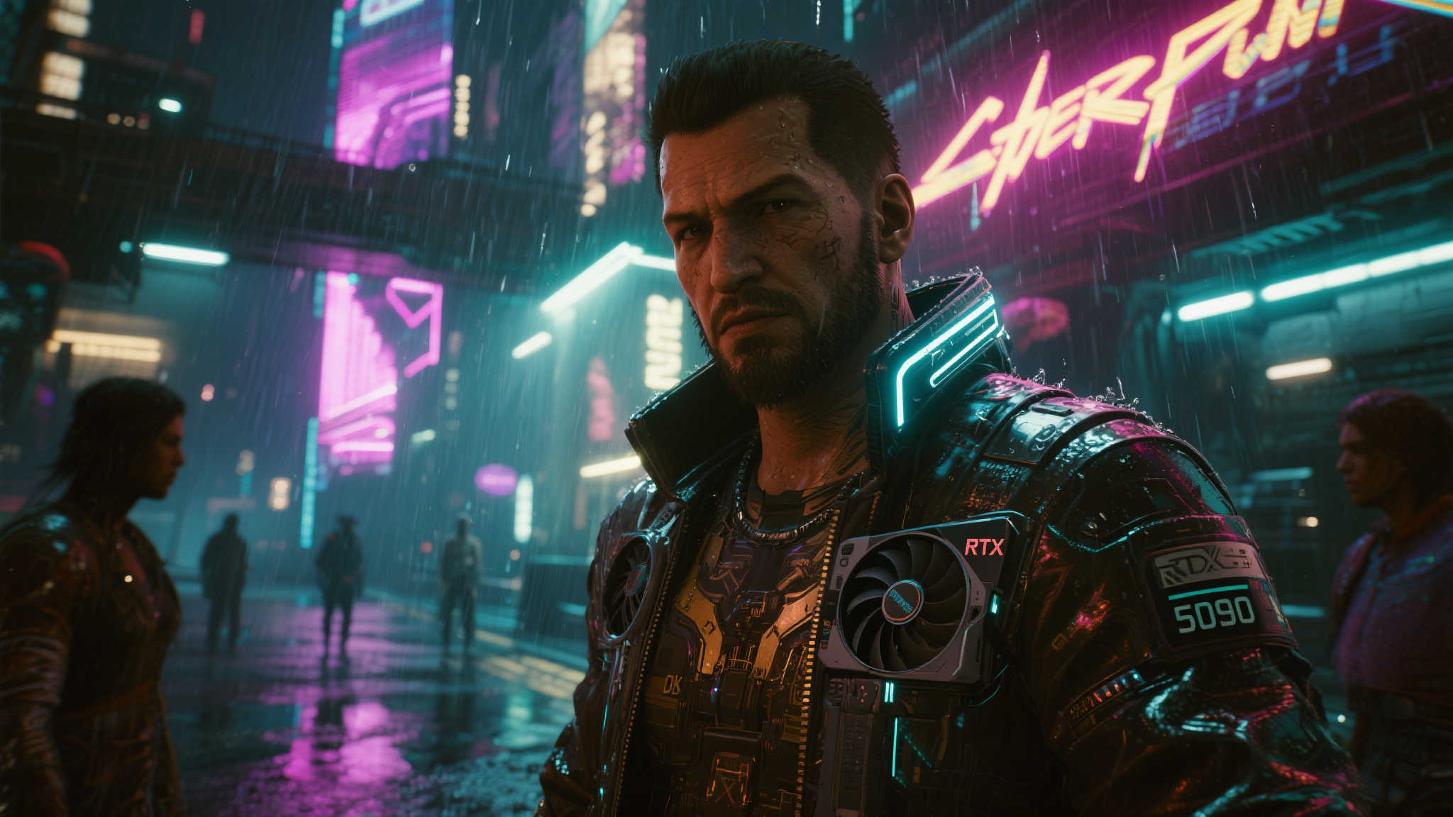 RTX 5090携手DLSS 4，《赛博朋克2077》8K画质震撼呈现