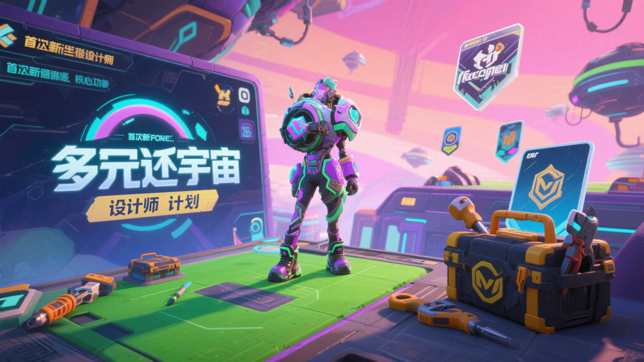 创新游戏《多元宇宙设计师》公布抢先体验启动计划