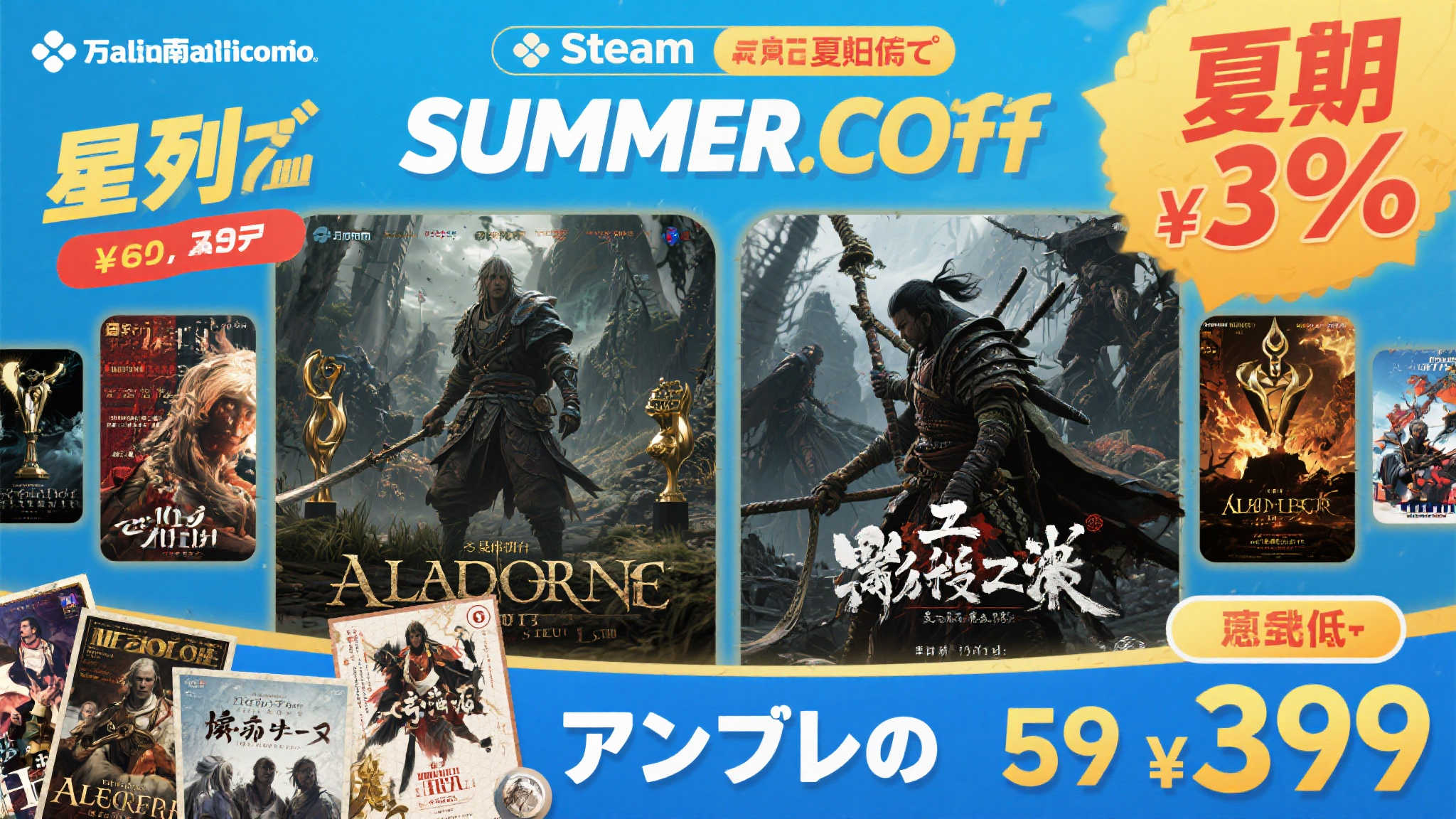 万代经典游戏Steam夏季特惠：《艾尔登法环》《只狼》迎来历史最低价！